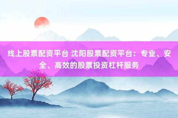 线上股票配资平台 沈阳股票配资平台：专业、安全、高效的股票投资杠杆服务